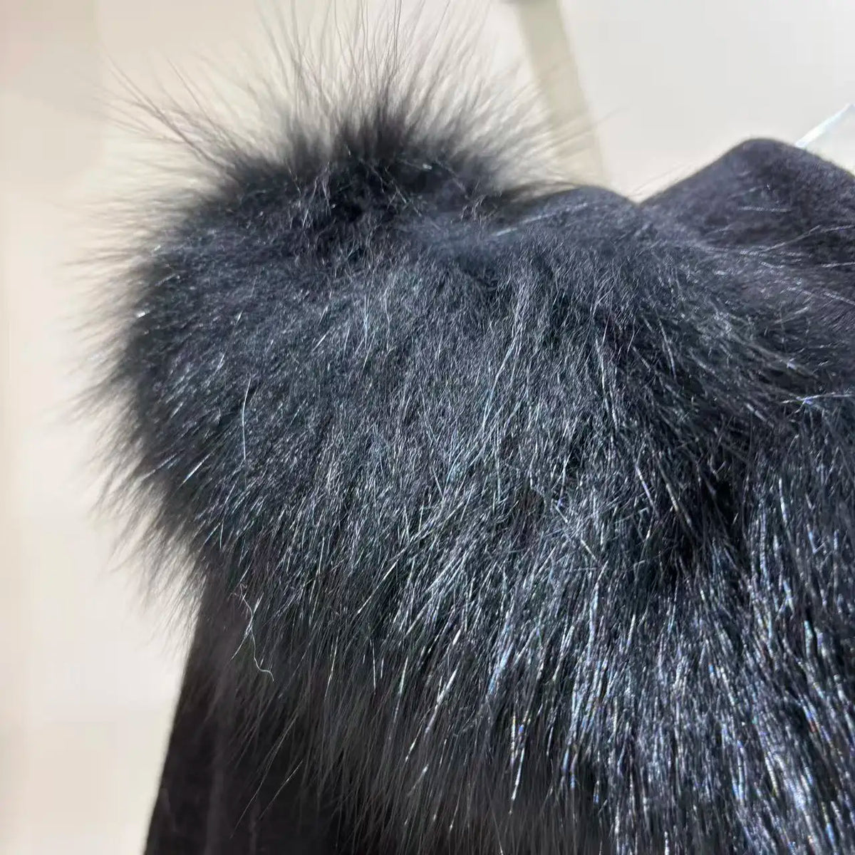 2026 Winter New Style Wool Double-sided Tweed Fox Fur Collar Hooded Coat for Women