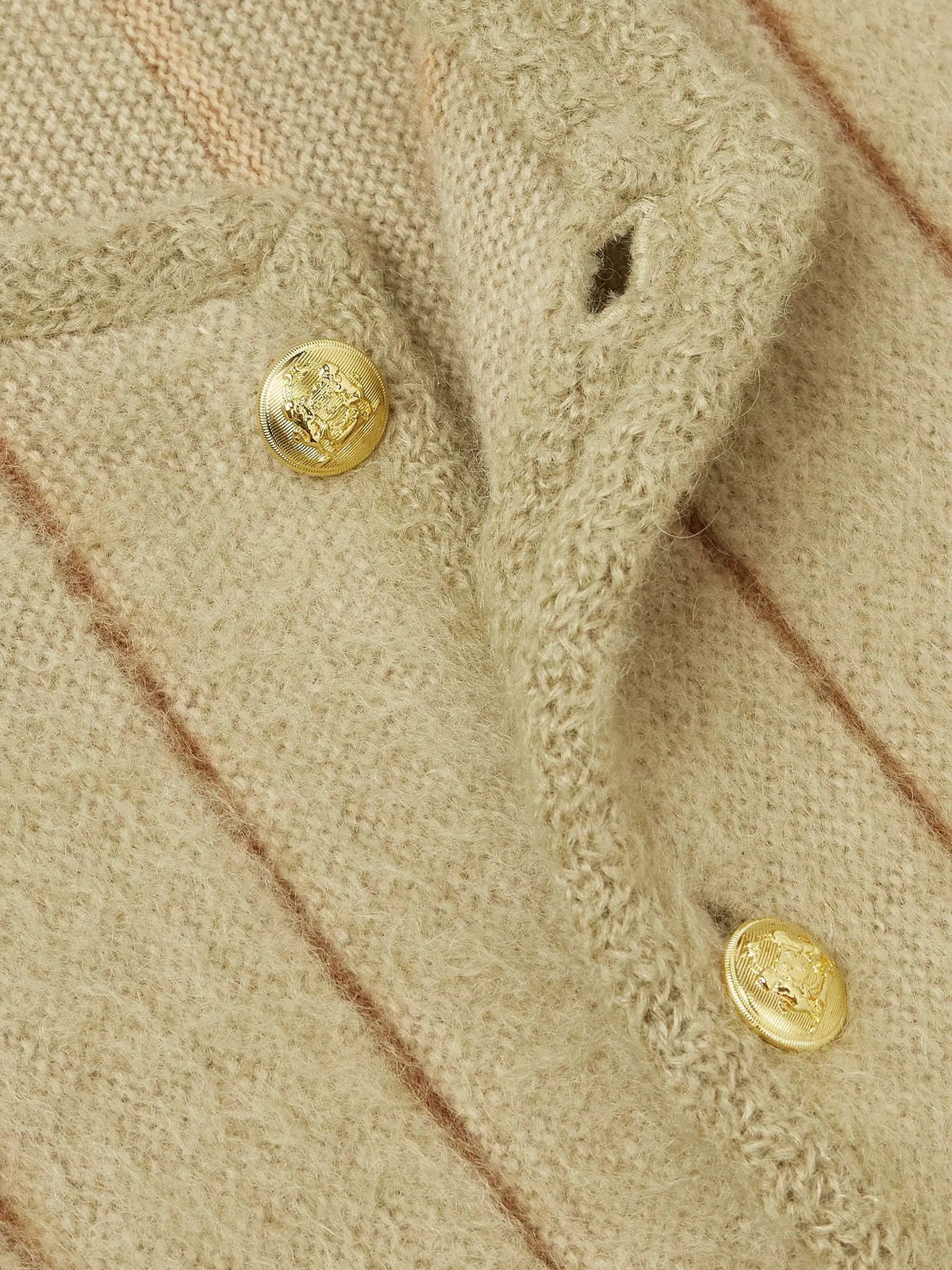 Men's Mohair Blend Long Sleeve Cardigan Winter V-Neck Knit Jacket