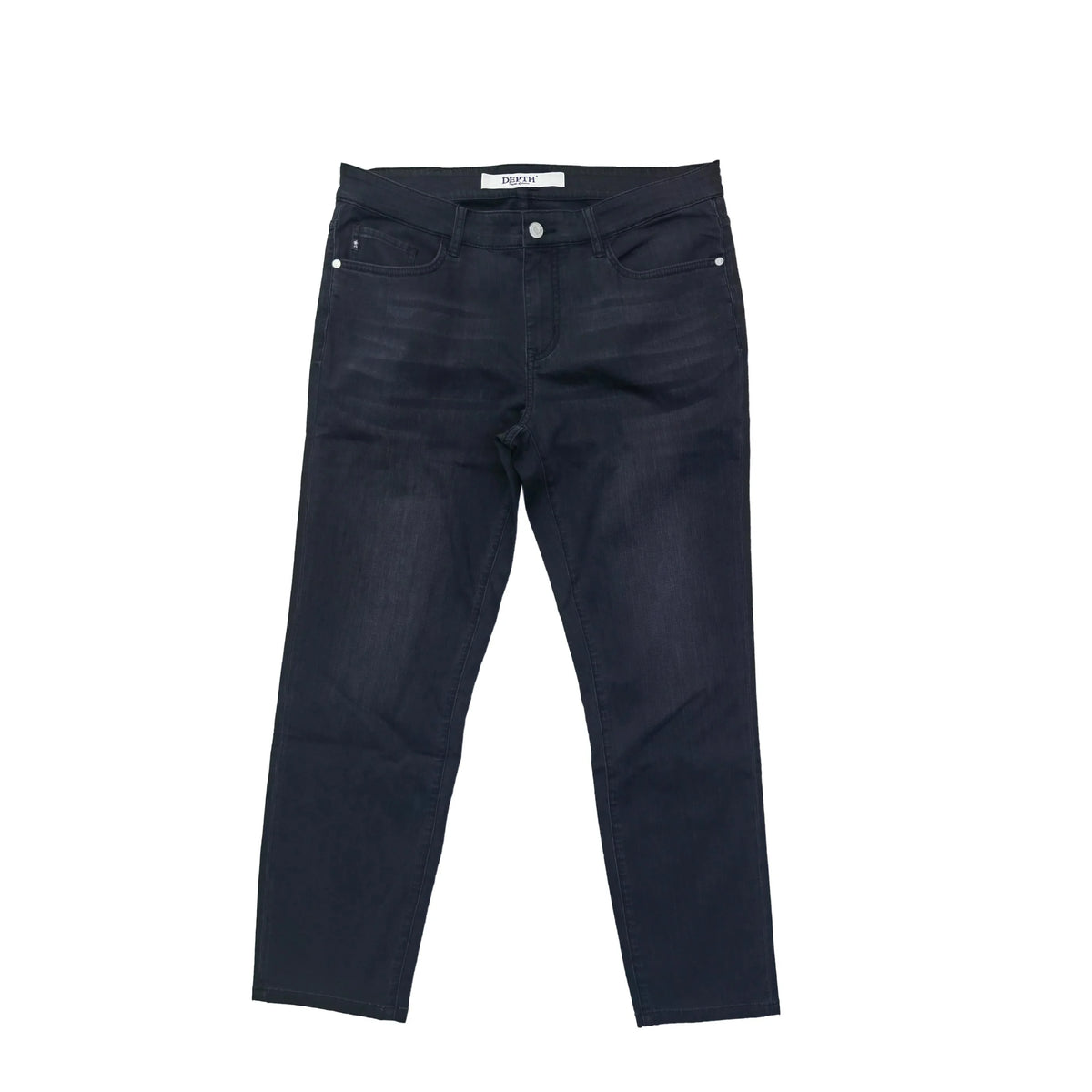 Black Vintage Casual Men's Jeans Spring Autumn Mid Waist 100% Cotton Denim Overalls Style Button Decoration