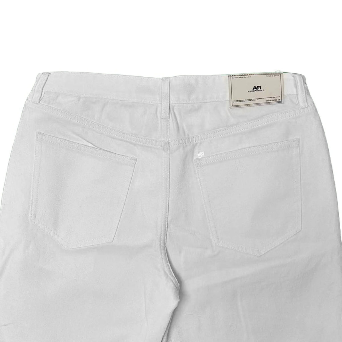 Summer Men's Denim Shorts Distressed White Y2K Style Casual Mid Waist Wide Leg Pants Embroidered Woven Distressed