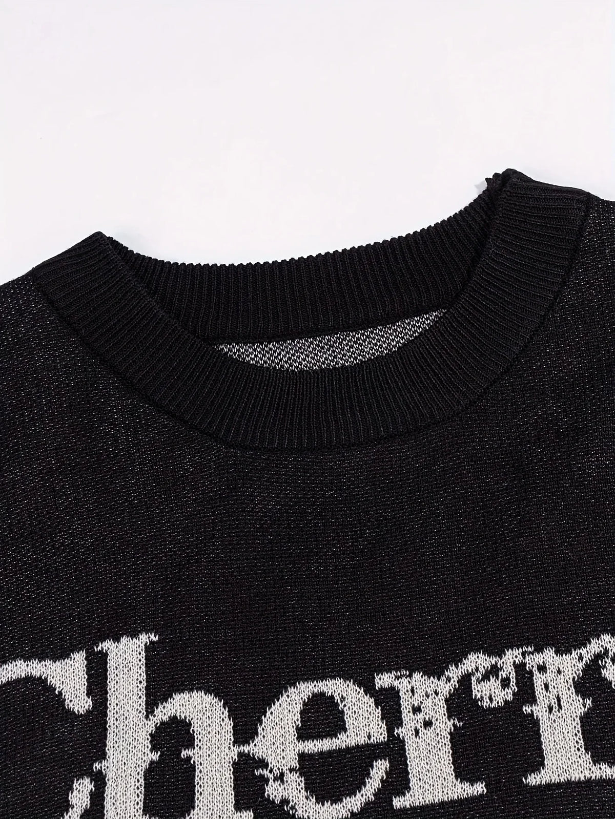 Casual Street Style Jacquard Men's Knit Top 100% Cotton Men's Knit Short Sleeve Shirt