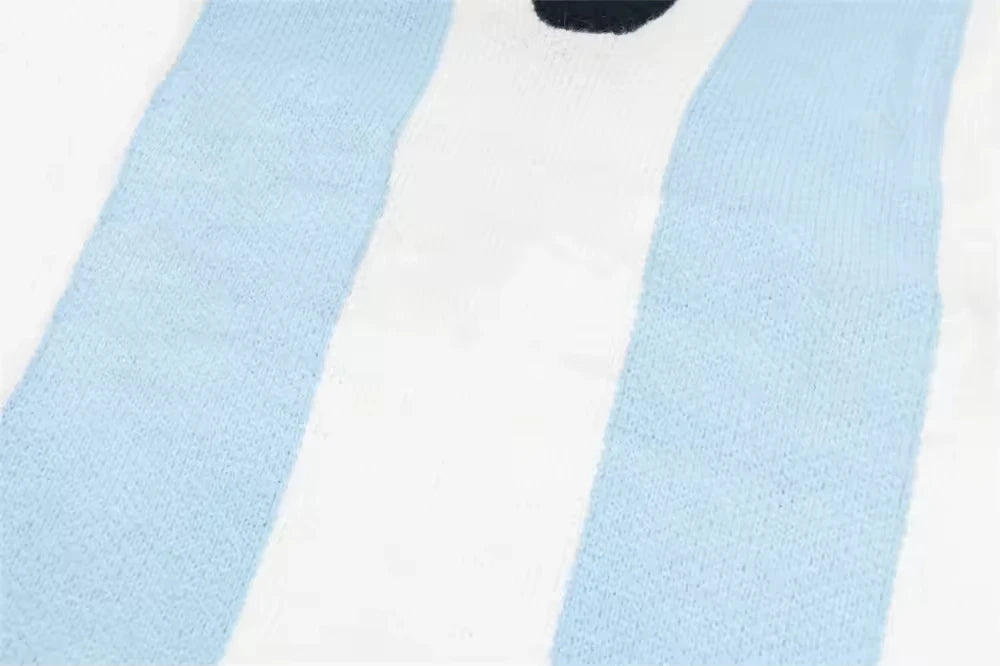 Designer Winter Sweater for Men Polo Neck Long Sleeve Knit Top Fashion Jersey Cotton Knitwear