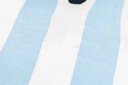 Designer Winter Sweater for Men Polo Neck Long Sleeve Knit Top Fashion Jersey Cotton Knitwear