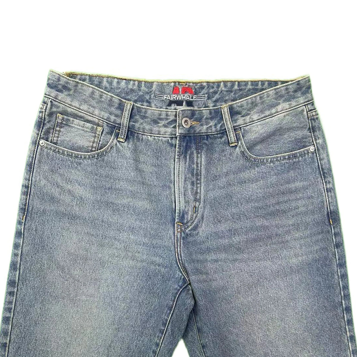 Summer Men's Casual Denim Shorts Y2K Vintage Style Loose Embroidered Design Light Mid/Low Wide Leg Pants Cargo Shorts