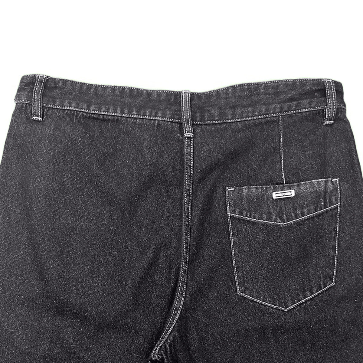 Men's Summer Casual Denim Shorts Y2K Style High Wide Leg Pants Embroidered Techniques Dark Bow Printed Patchwork