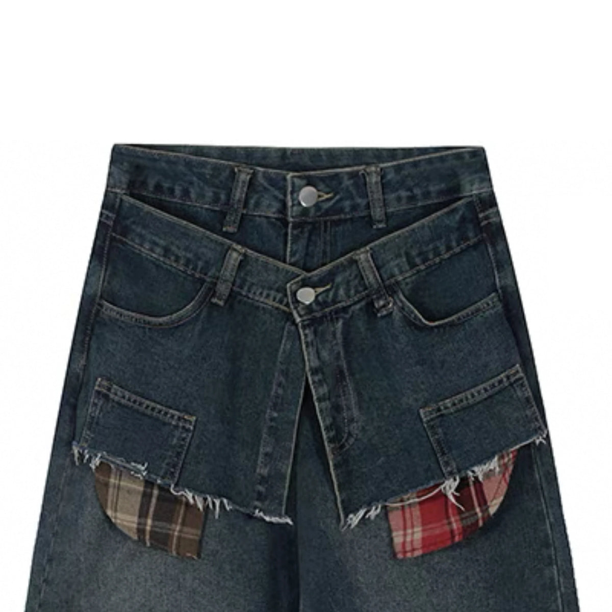 American Retro Vintage Jeans Mid Waist Breathable Denim 3D Pattern Loose Drape Wide-leg Design Pull-Out Style for All Seasons