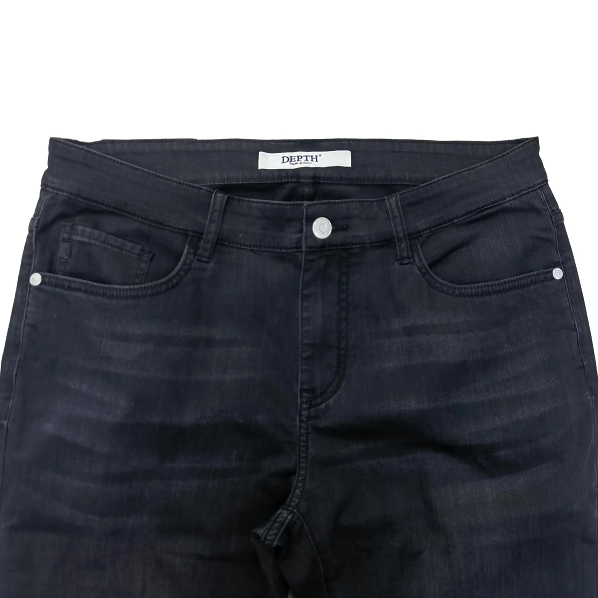 Black Vintage Casual Men's Jeans Spring Autumn Mid Waist 100% Cotton Denim Overalls Style Button Decoration