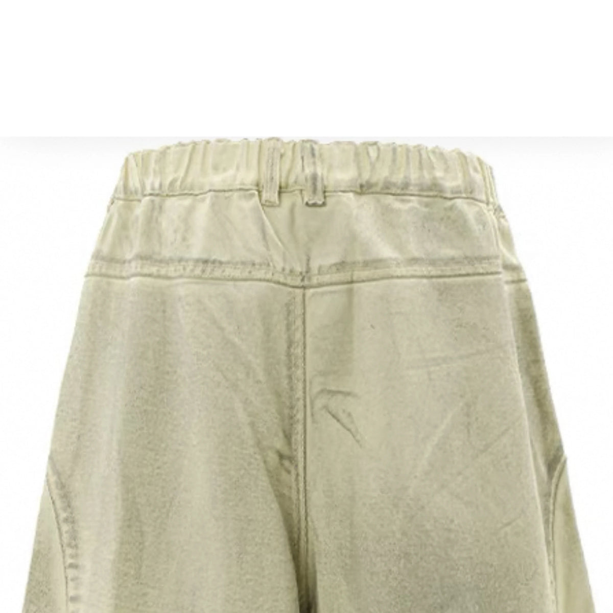 Summer Denim Muddy Shorts for Men and Women Old Stitched Wide Leg with Embroidered Pockets and Breathable Mid Washed Finish