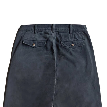 Black Baggy Men's Jeans Breathable Loose Denim Mid Wash Straight Leg High Street Style Solid for Summer Autumn Winter