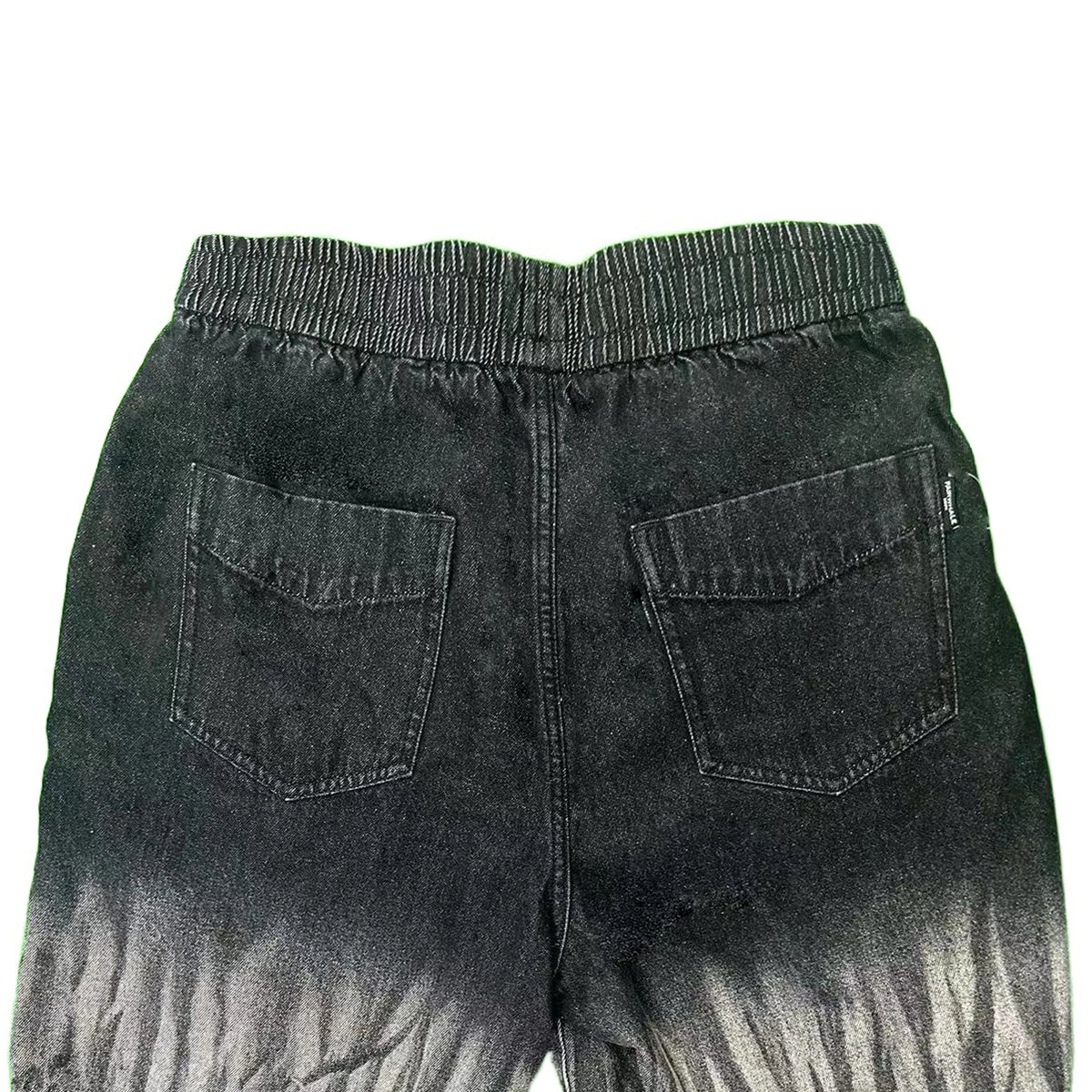Men's Summer Denim Shorts Loose Fit High Waist Mid Waist Streetwear Hip Hop Casual Y2K Embroidery Pockets 3D Print