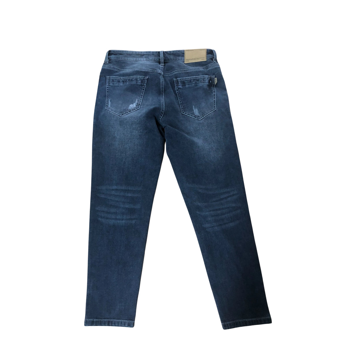 100% Cotton Men's Jeans Casual Vintage Style Button Dark Straight Fit Light/Medium Washed Denim for Spring/Summer Streetwear