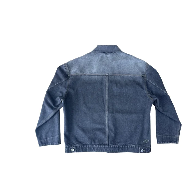 Indigo Denim Shirt for Men Trendy Streetwear for Spring and Autumn Casual Style - Image 2