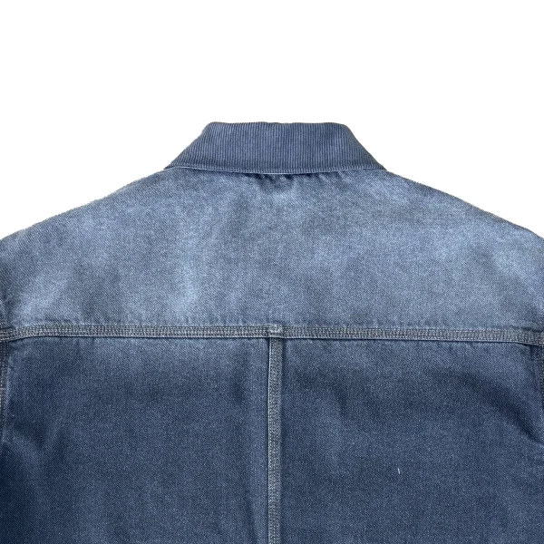 Indigo Denim Shirt for Men Trendy Streetwear for Spring and Autumn Casual Style - Image 4