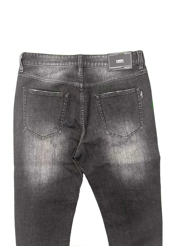 Autumn Men's Trendy Jeans Streetwear Hip Hop High Street Style Woven with Embroidered Letters Supply - Image 3