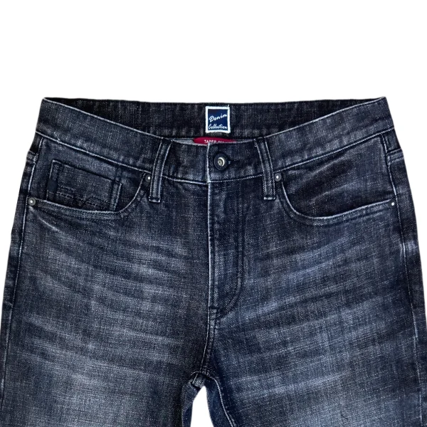 Autumn Spring Men's Casual High Street Black Jeans Design Japan Style Print Embroidered Technics Woven Button - Image 3