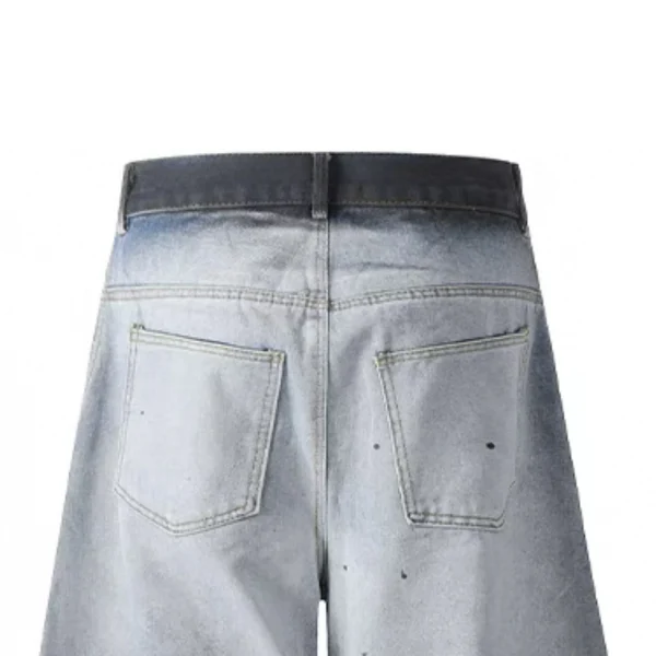 Autumn Casual Vintage Style Mid-Waist Wide Leg Long Length Denim Jeans Breathable Washable Luxury Quality Loose Fit - Image 4