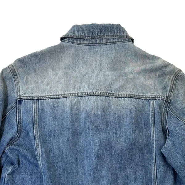 High Quality Men's Denim Jacket Spring Autumn 100% Cotton Thin Turn-Down Collar Embroidered Motorcycle Jacket Casual - Image 4