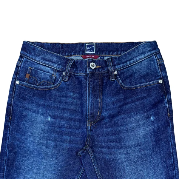 Autumn Spring Casual Jeans 100% Cotton Breathable High Street Style Embroidered Woven Streetwear Button - Image 3