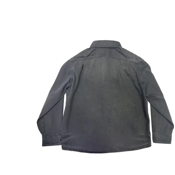 Men's Casual All-Season Denim Shirt Black Style Dark Washed - Image 2