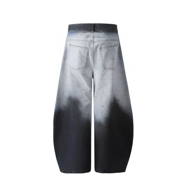 Autumn Casual Vintage Style Mid-Waist Wide Leg Long Length Denim Jeans Breathable Washable Luxury Quality Loose Fit - Image 2