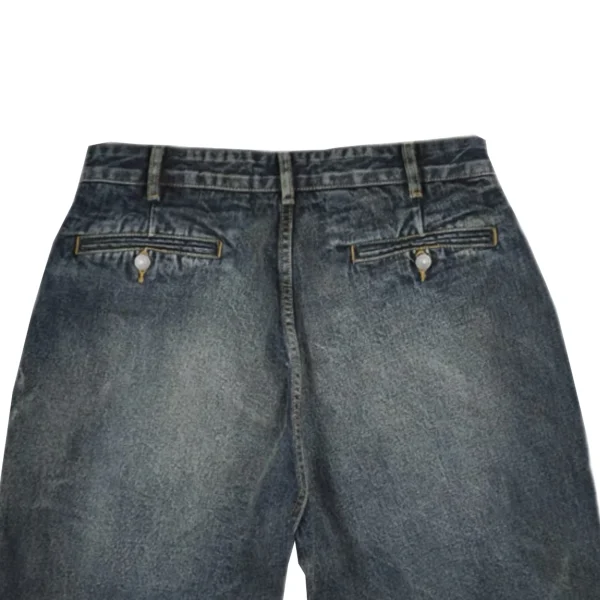 High Quality Men's Summer Blue Bermuda Denim Shorts Vintage Style-Efficient Sourcing for Clothing Flexible Variations - Image 4