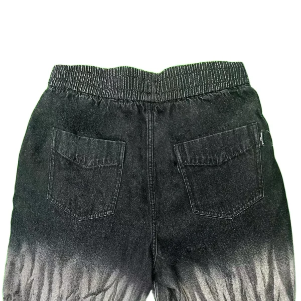 Men's Summer Denim Shorts Loose Fit High Waist Mid Waist Streetwear Hip Hop Casual Y2K Embroidery Pockets 3D Print - Image 4