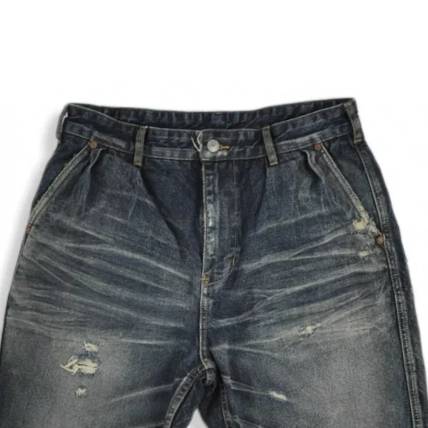 High Quality Men's Summer Blue Bermuda Denim Shorts Vintage Style-Efficient Sourcing for Clothing Flexible Variations - Image 3