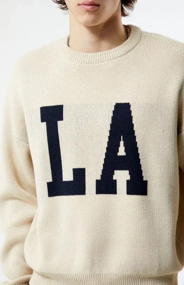 Design Pattern Name Casual Street Style Knitted Sweater Loose Breathable Jacquard Sweater for Men - Image 2